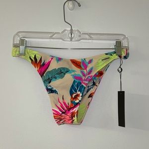 NWT blackbough tropical printed swim bottoms Sz XL